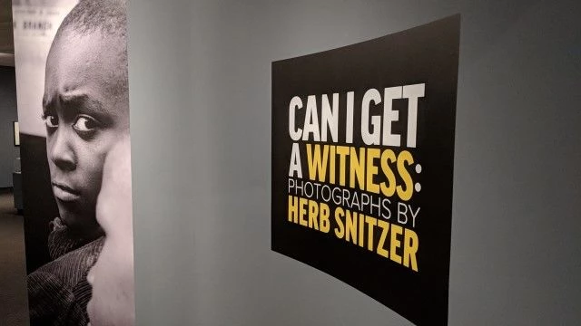 Museum of Fine Arts display of Herb Snitzer photography